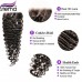 Stema Hair HD 4X4 5X5 6X6 7X7  Lace Closure Deep Wave Virgin Hair